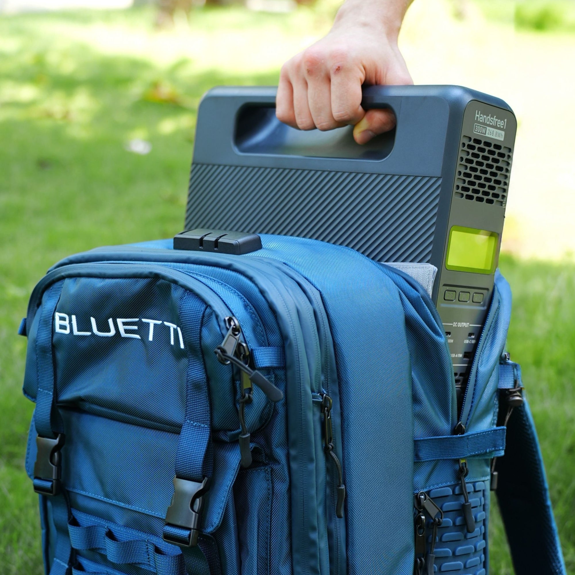 BLUETTI Handsfree 1 Sac à dos d'alimentation Portable | 268,8 Wh 300 W - Vanlife - Store
