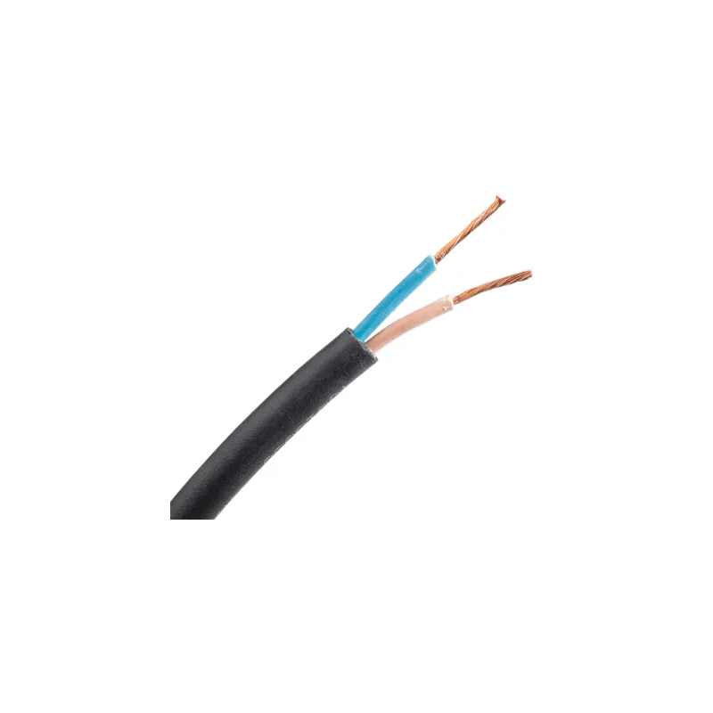 Câble souple H05VV - F 2x2,5mm Gaine Noire (Couronne 100m) - Vanlife - Store