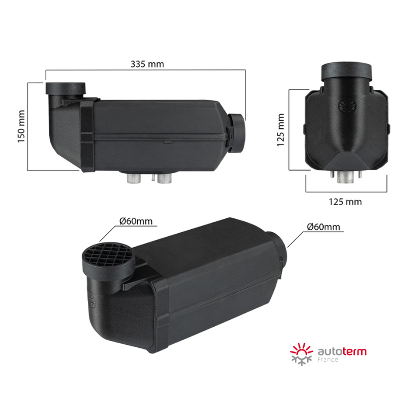 Chauffage Autoterm Air 2D sortie à 90° - Vanlife - Store