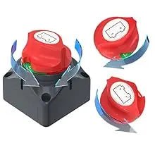 Coupe - circuit de batterie 12V – Interrupteur de batterie pour camping - car, voiture, bateau, et applications marines - Vanlife - Store