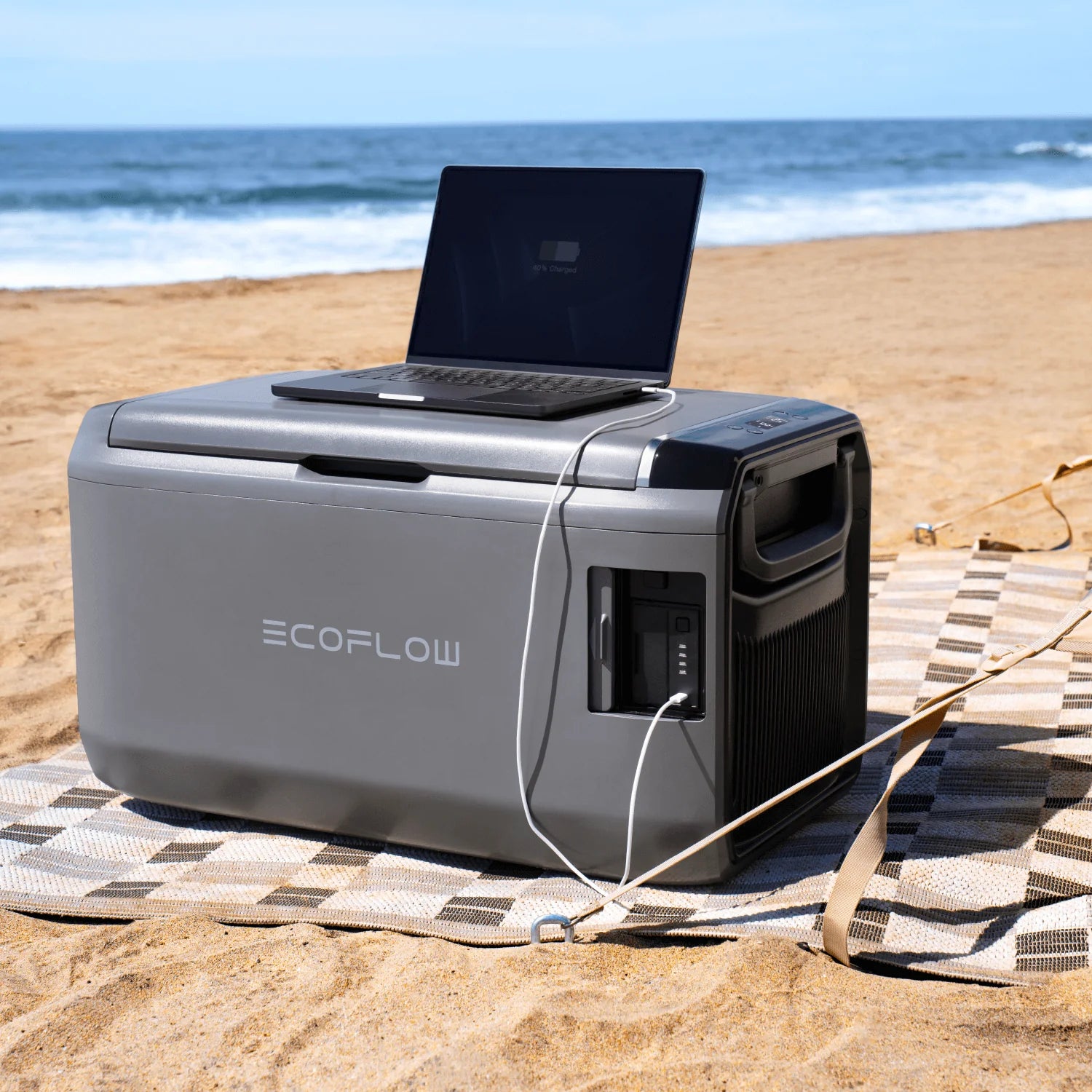 Kit Ecoflow Glacière 55L + Extra Batterie - Vanlife - Store