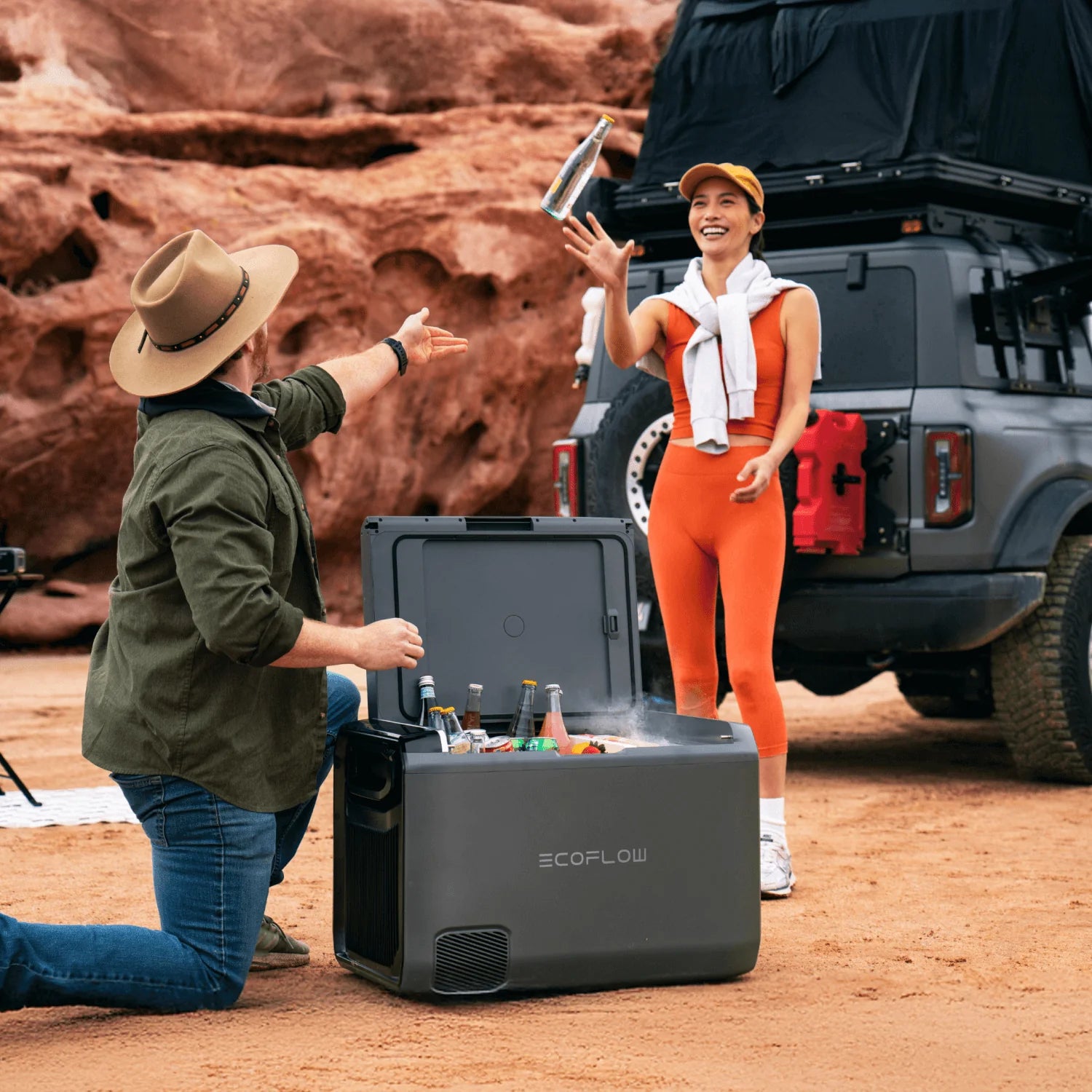 Kit Ecoflow Glacière 55L + Extra Batterie - Vanlife - Store