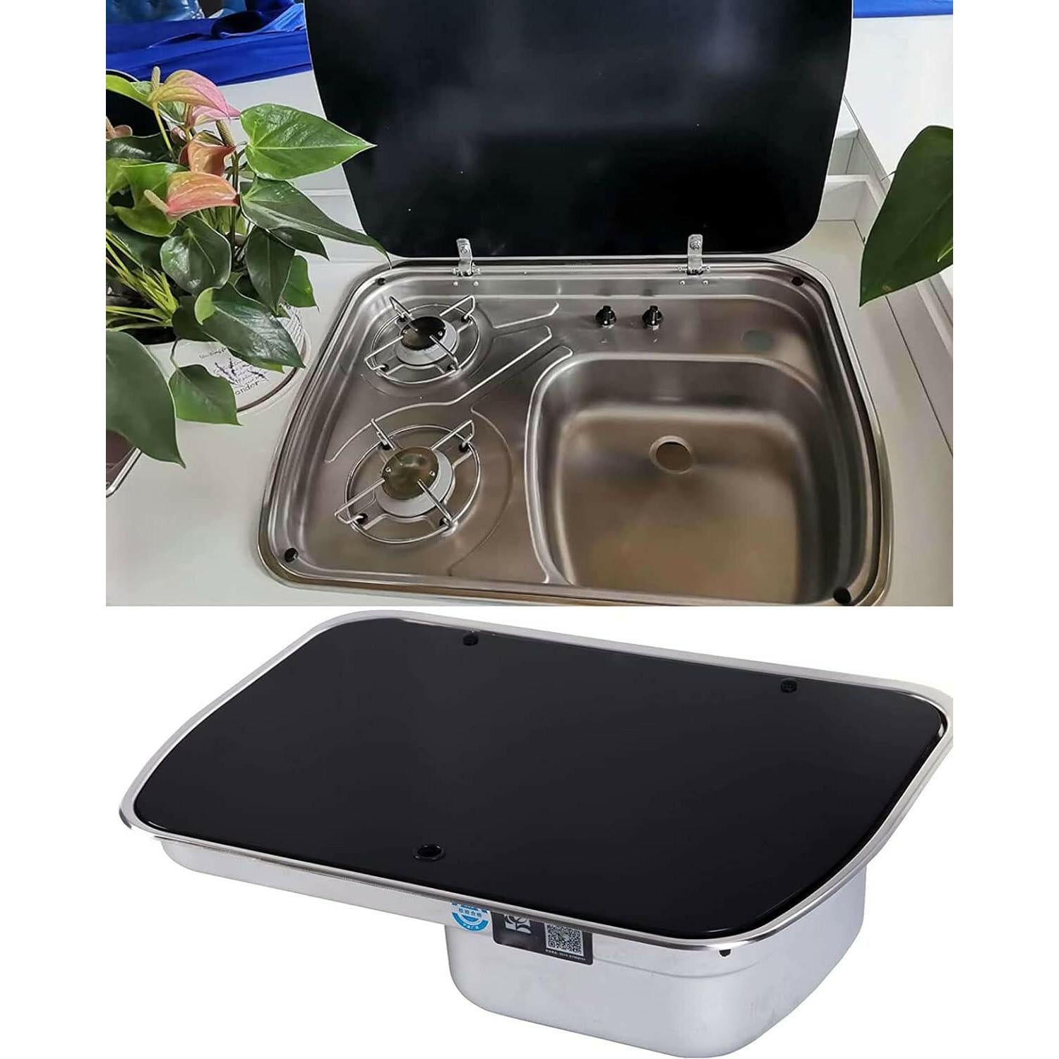 Evier Inox - Combiné 2 feux - Vanlife - Store