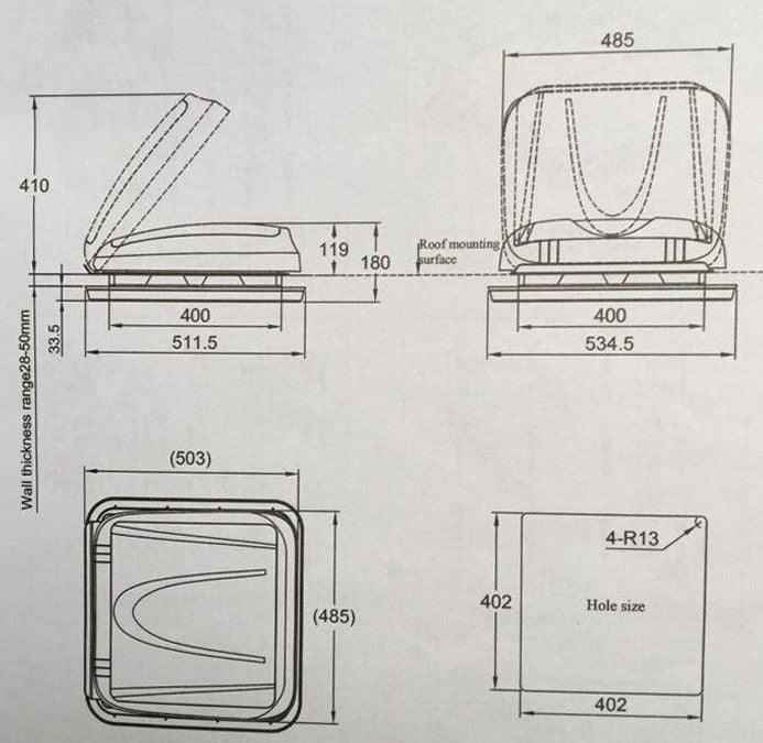 FREUCAMP LANTERNEAU 40 X 40 - Vanlife - Store