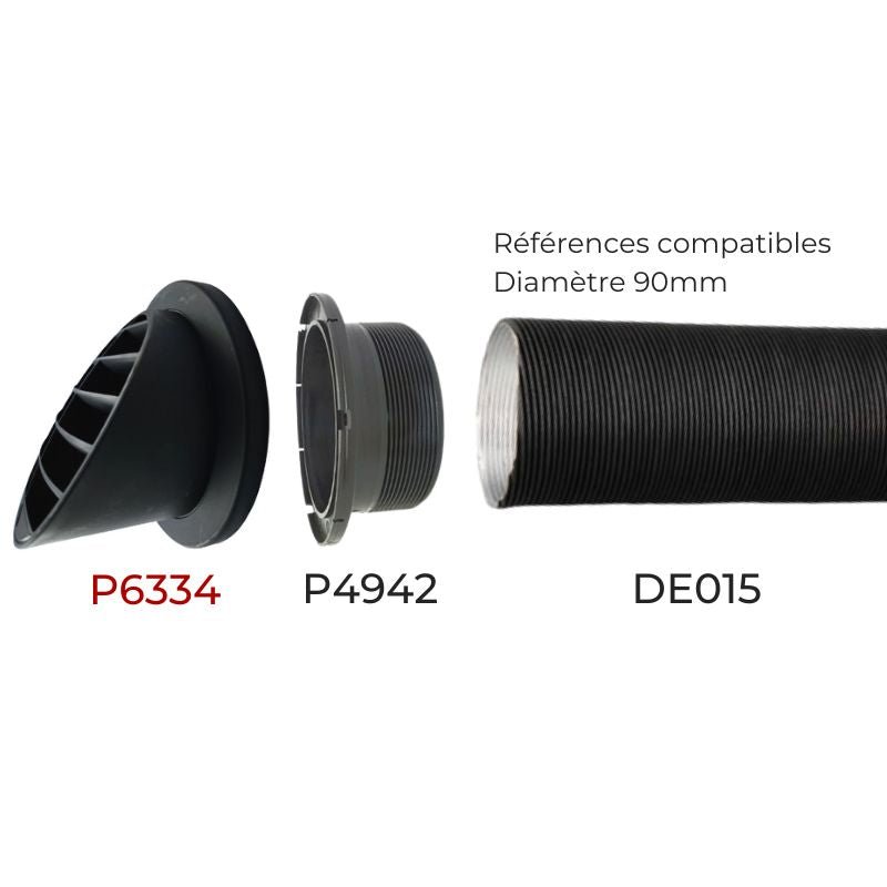 Grille d'aération orientable ⌀ 90 mm - Vanlife - Store