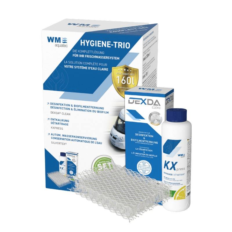 Hygiène - Trio pour les réservoirs jusqu´à 320 litres (camping - car) - Vanlife - Store