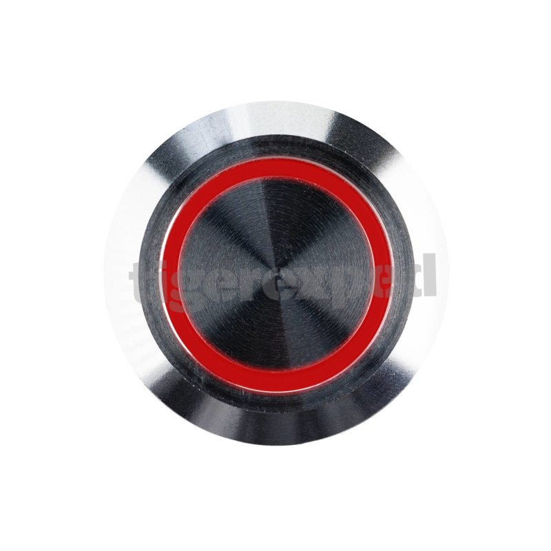 Interrupteur en acier inoxydable avec LED rouge 12V 5A - Vanlife - Store