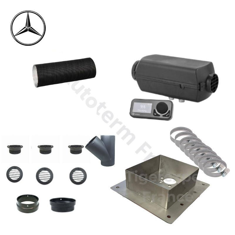 Kit chauffage Mercedes Sprinter L3H3 - L4H3 - montage intérieur - Vanlife - Store
