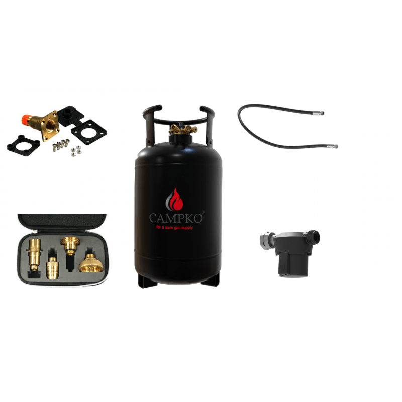 Kit GPL CAMPKO réservoir 30L et lyre 0.5m - Vanlife - Store