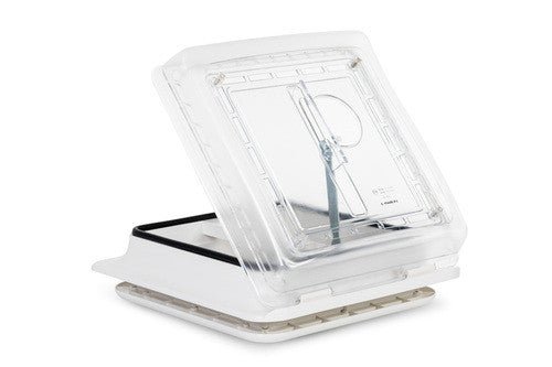 Lanterneau - ventilateur Extra - plat - 32x32 - Avec aération permanente - Vanlife - Store