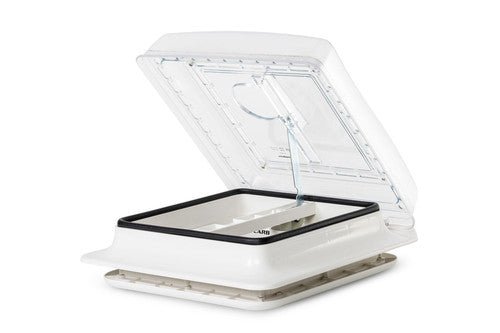 Lanterneau - ventilateur Extra - plat - 32x32 - Avec aération permanente - Vanlife - Store