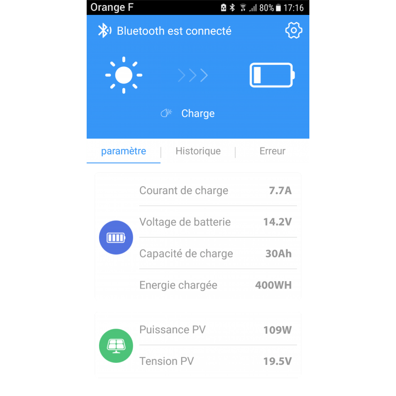 MPPT ANTARION BLUETOOTH 12A - Vanlife - Store