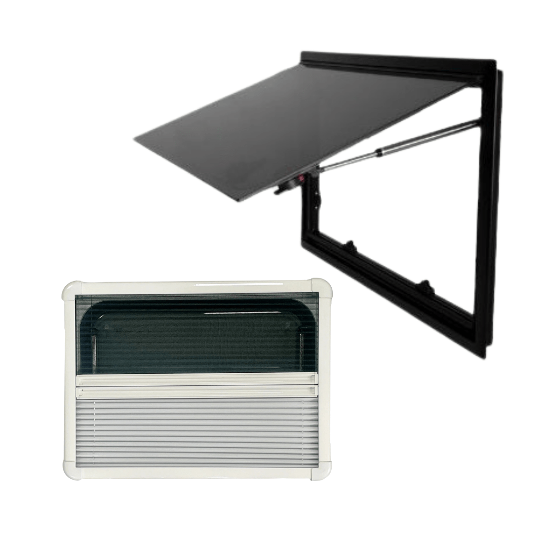 Pack Baie projetable SQUARE - Fenêtre complète + Sikaflex - Vanlife - Store