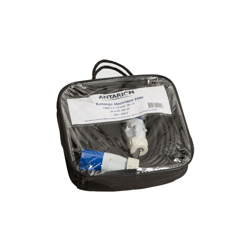 Rallonge P17 - 3 x 2.5mm² - 25m C/4 - Vanlife - Store