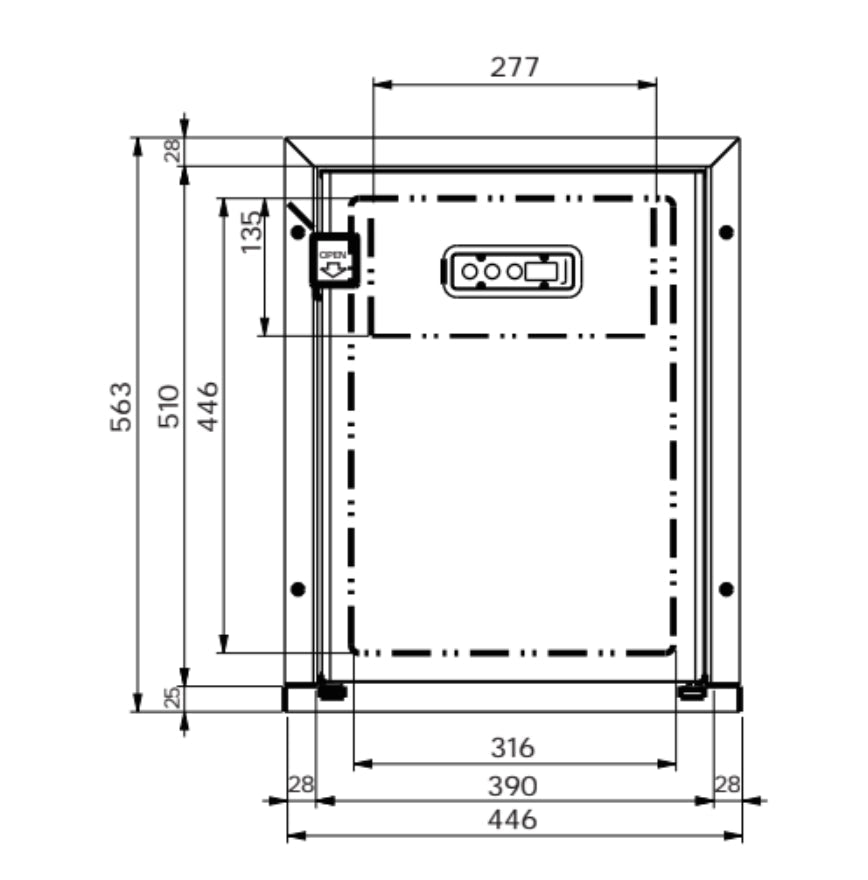 Réfrigérateur à Compression 12V VanCool 40L (HxLxP : 56,3x44,6x35 cm - 45W) - Vanlife - Store