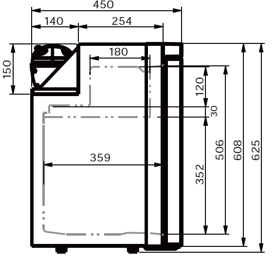 Réfrigérateur à Compression 12V VanCool 60L (HxLxP : 81x47x45 - 75W) - Vanlife - Store