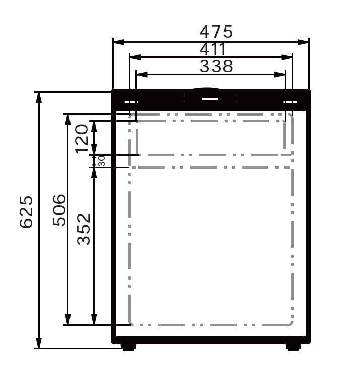 Réfrigérateur à Compression 12V VanCool 75L (HxLxP : 62x47x53 cm - 75W) - Vanlife - Store