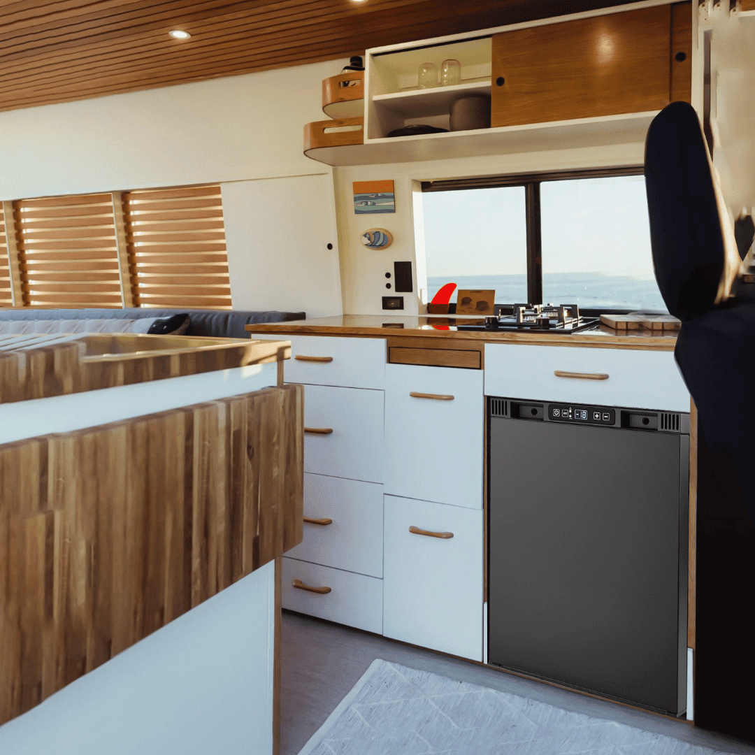 Réfrigérateur à Compression 12V VanCool 75L (HxLxP : 62x47x53 cm - 75W) - Vanlife - Store