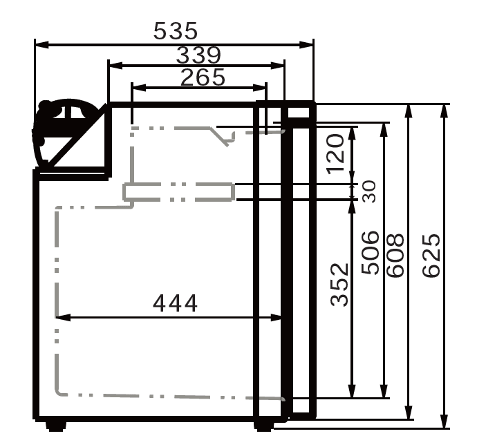 Réfrigérateur à Compression 12V VanCool 75L (HxLxP : 62x47x53 cm - 75W) - Vanlife - Store