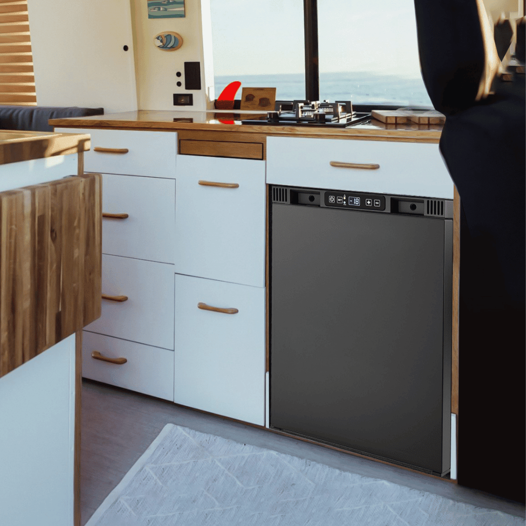 Réfrigérateur à Compression 12V VanCool 75L (HxLxP : 62x47x53 cm - 75W) - Vanlife - Store