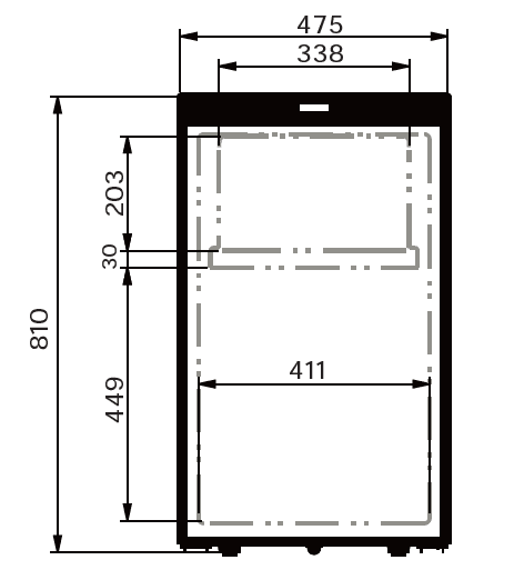 Réfrigérateur à Compression 12V VanCool 80L (HxLxP : 81x47x45 - 75W) - Vanlife - Store