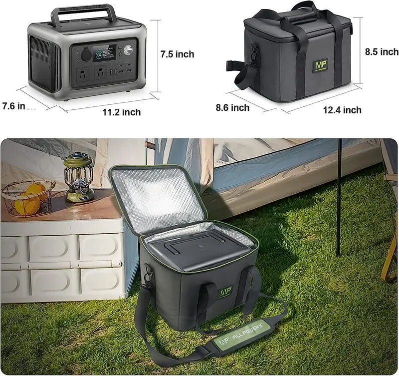 Sac de transport portable ALLPOWERS pour centrale électrique portable R600 - Vanlife - Store