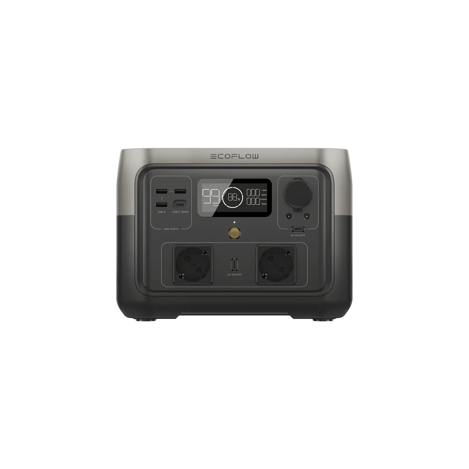 Station électrique portable EcoFlow RIVER 2 Max , Station électrique portable , Générateur solaire EcoFlow , Batterie externe haute capacité , Source d’énergie de secours , Centrale électrique rechargeable