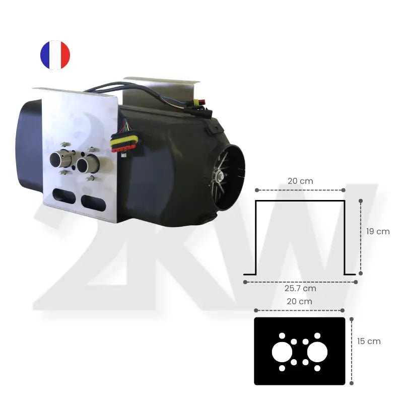 Support de montage pour chauffage suspendu 4KW - Vanlife - Store