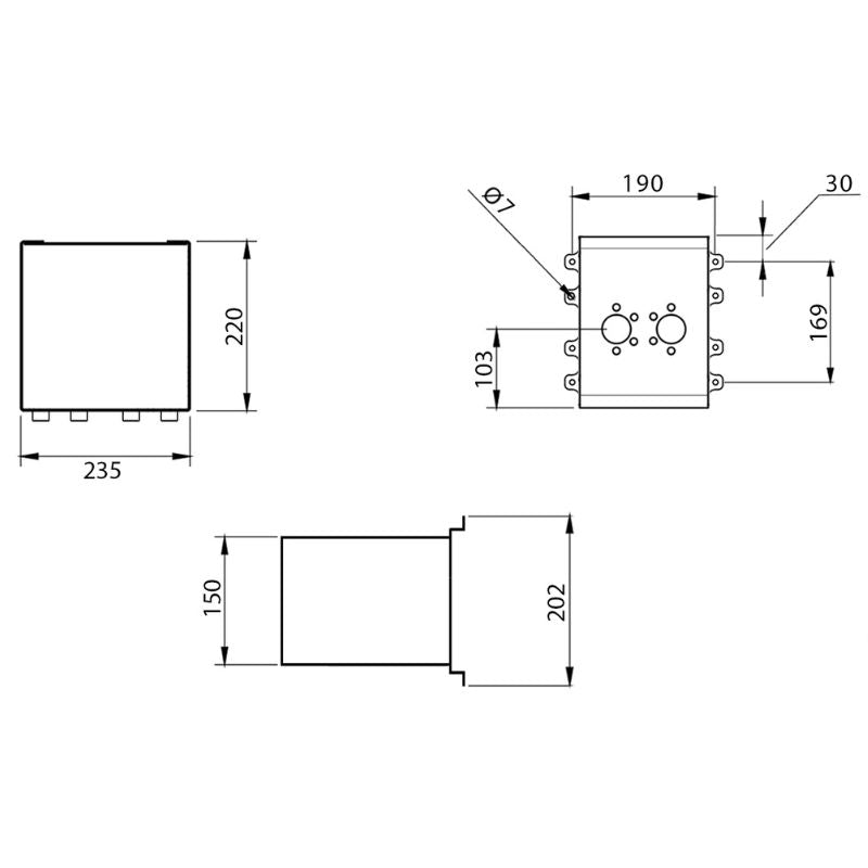 Support de montage universel avec pattes de fixation - Vanlife - Store