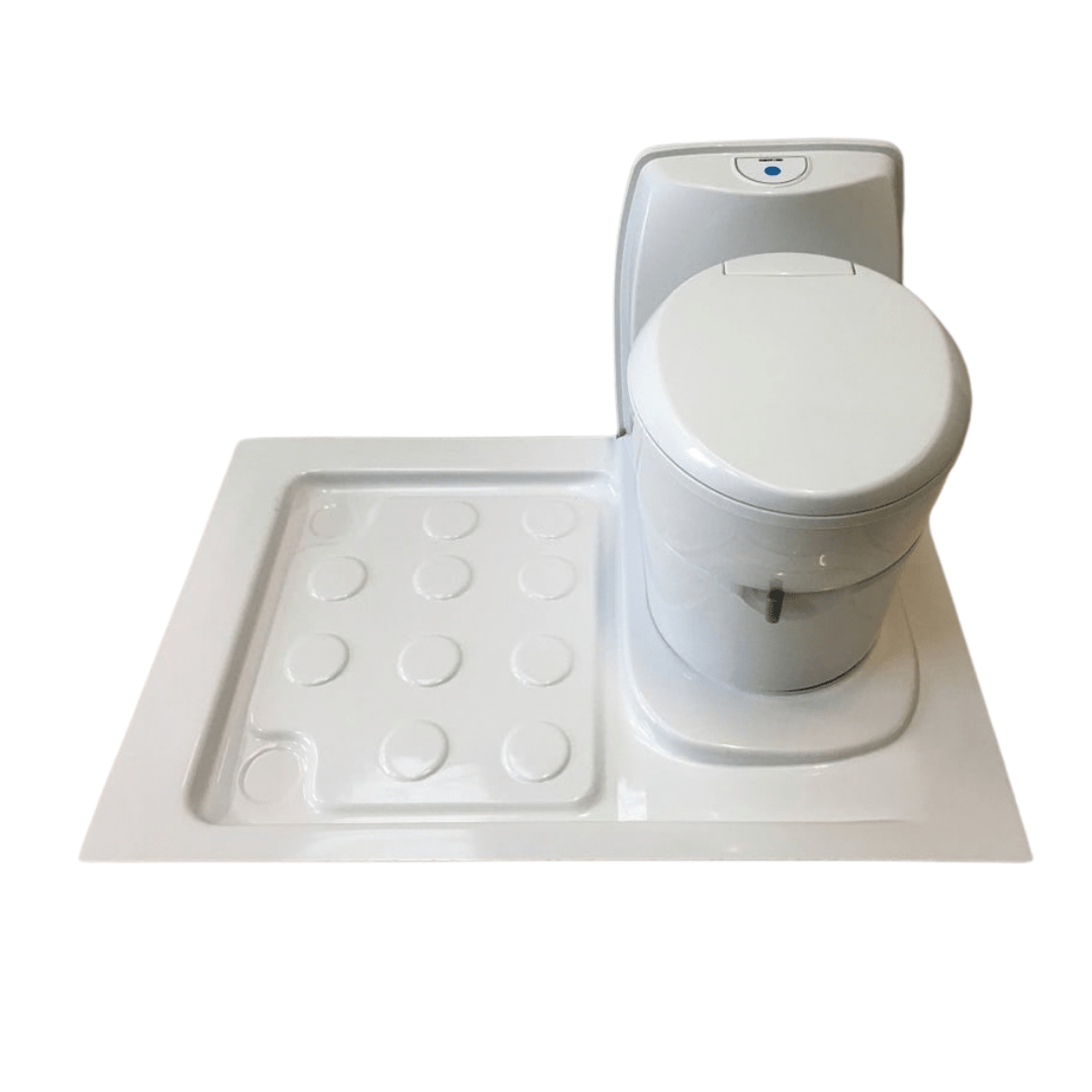 Toilettes - cassette rotatives pour Camping car avec chasse 12V - Vanlife - Store