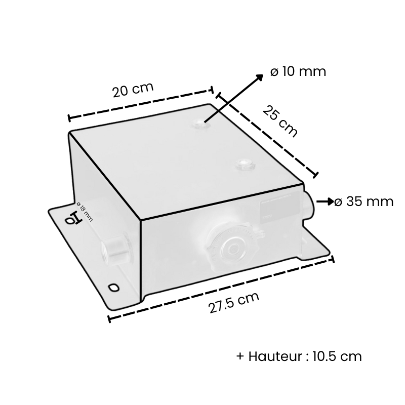 Vase d'expansion Inox 5L - Vanlife - Store