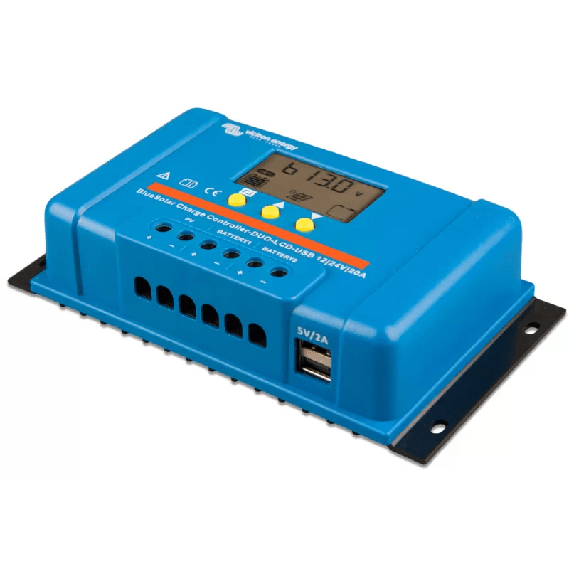 VICTRON BlueSolar DUO PWM 12/24V – Régulateur Solaire 20A à Double Sortie avec USB - Vanlife - Store