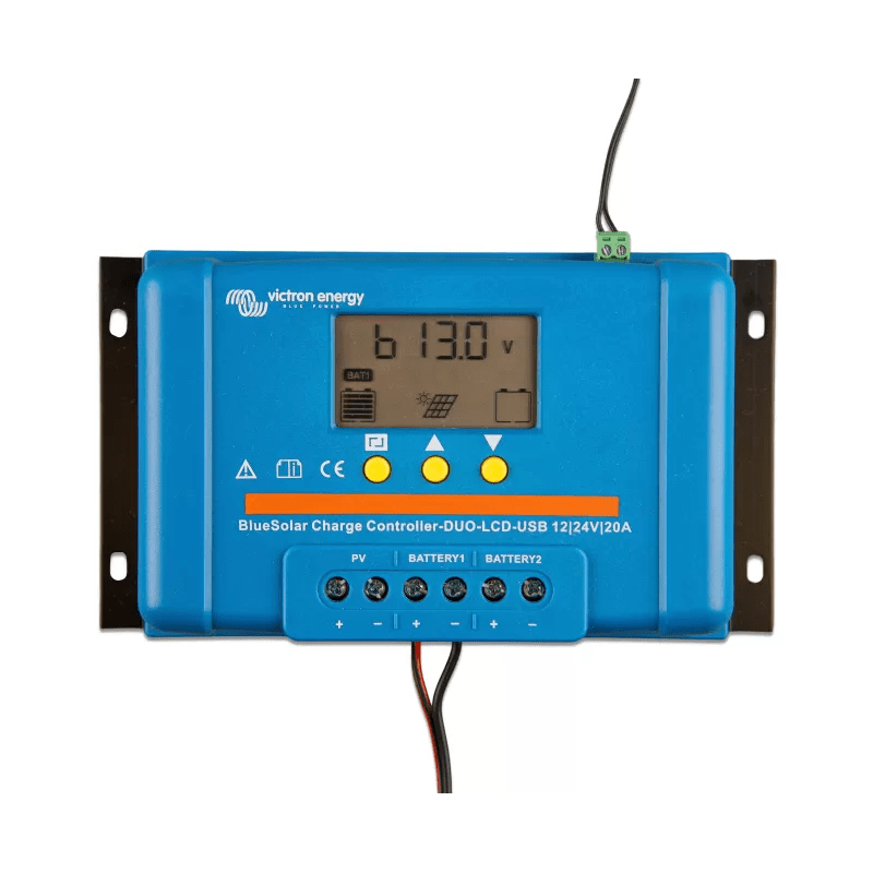 VICTRON BlueSolar DUO PWM 12/24V – Régulateur Solaire 20A à Double Sortie avec USB - Vanlife - Store