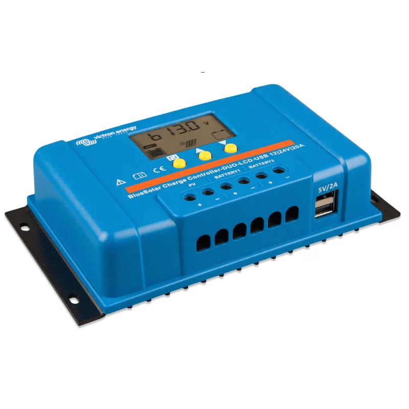 VICTRON BlueSolar DUO PWM 12/24V – Régulateur Solaire 20A à Double Sortie avec USB - Vanlife - Store