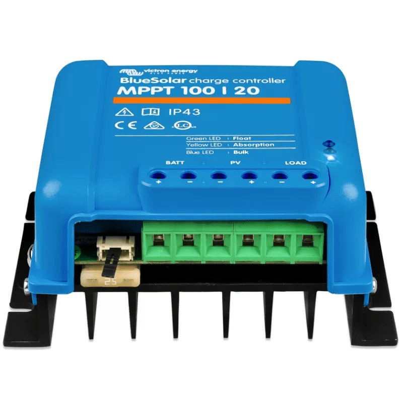 VICTRON BlueSolar MPPT 100/20 – Régulateur de charge solaire 20A 12/24V - Vanlife - Store