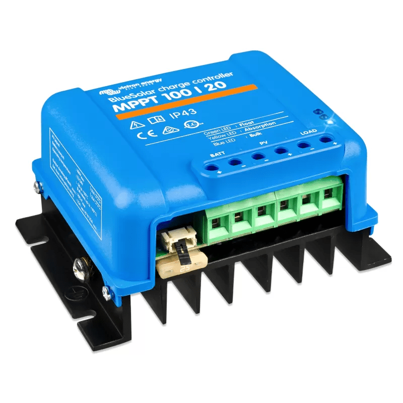VICTRON BlueSolar MPPT 100/20 – Régulateur de charge solaire 20A 12/24V - Vanlife - Store
